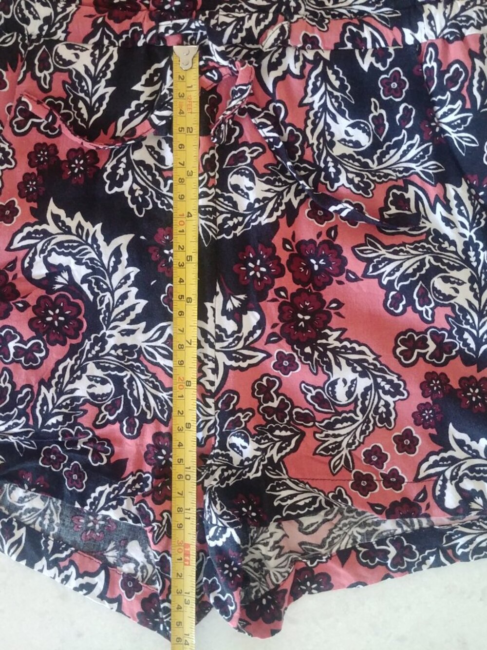 100% viscose lightweight romper size 4 pink with black and white - Picture 12 of 14